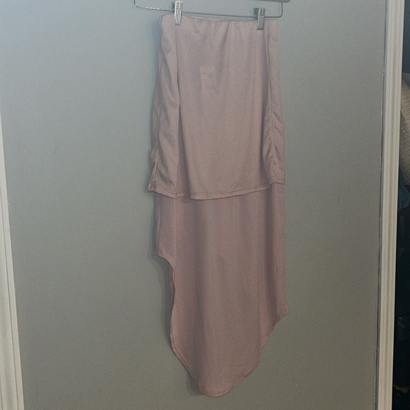 Charlotte Russe B1028A-DR Light Pink Day Maxi Skirt - Picture 5 of 9